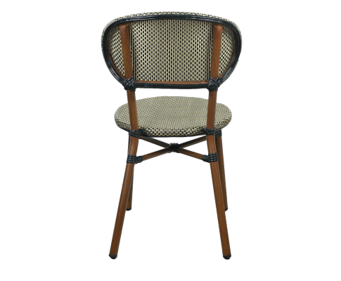 FRIEDA (SET OF 2) ALUMINIUM OUTDOOR DINING CHAIR - BROWN