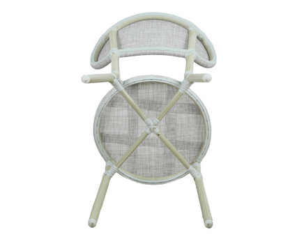 FRIEDA (SET OF 2) ALUMINIUM OUTDOOR DINING CHAIR - WHITE