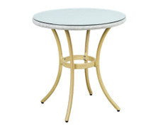 FRIEDA ROUND OUTDOOR DINING TABLE - NATURAL