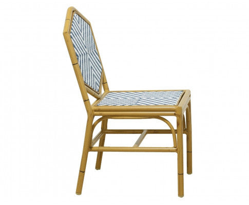MARILEY (SET OF 2) OUTDOOR DINING CHAIR - BLUE
