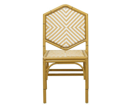 MARILEY (SET OF 2) OUTDOOR DINING CHAIR - NATURAL