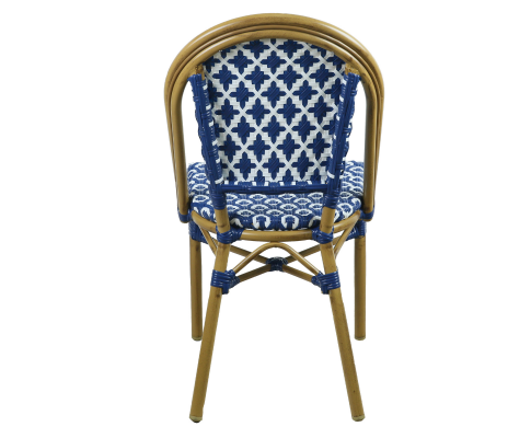 ILLANA (SET OF 2) OUTDOOR DINING CHAIR - BLUE