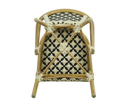 ILLANA (SET OF 2) OUTDOOR DINING CHAIR - BROWN