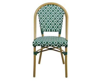 ILLANA (SET OF 2) OUTDOOR DINING CHAIR - GREEN