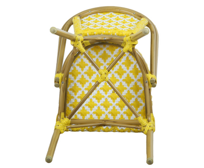 ILLANA (SET OF 2) OUTDOOR DINING CHAIR - YELLOW