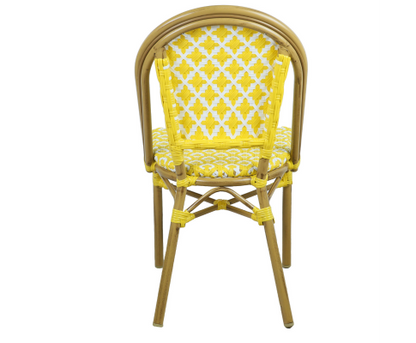 ILLANA (SET OF 2) OUTDOOR DINING CHAIR - YELLOW