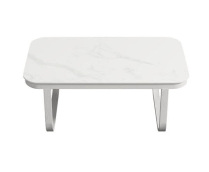 ELMBER OUTDOOR MARBLE TABLE - WHITE
