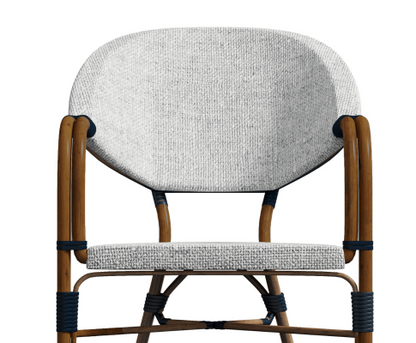 AIDEEN (SET OF 4) OUTDOOR DINING CHAIR - BROWN