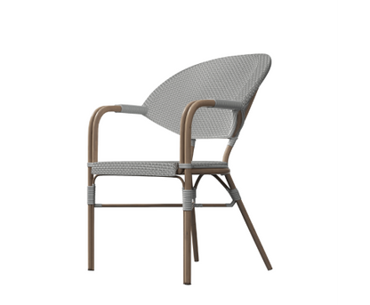 AIDEEN (SET OF 4) OUTDOOR DINING CHAIR - WHITE