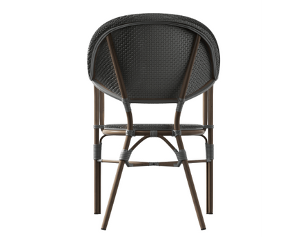 AIDEEN (SET OF 4) OUTDOOR DINING CHAIR - WHITE
