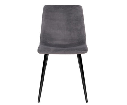 RONDELL (SET OF 4) FABRIC DINING CHAIR -  GREY