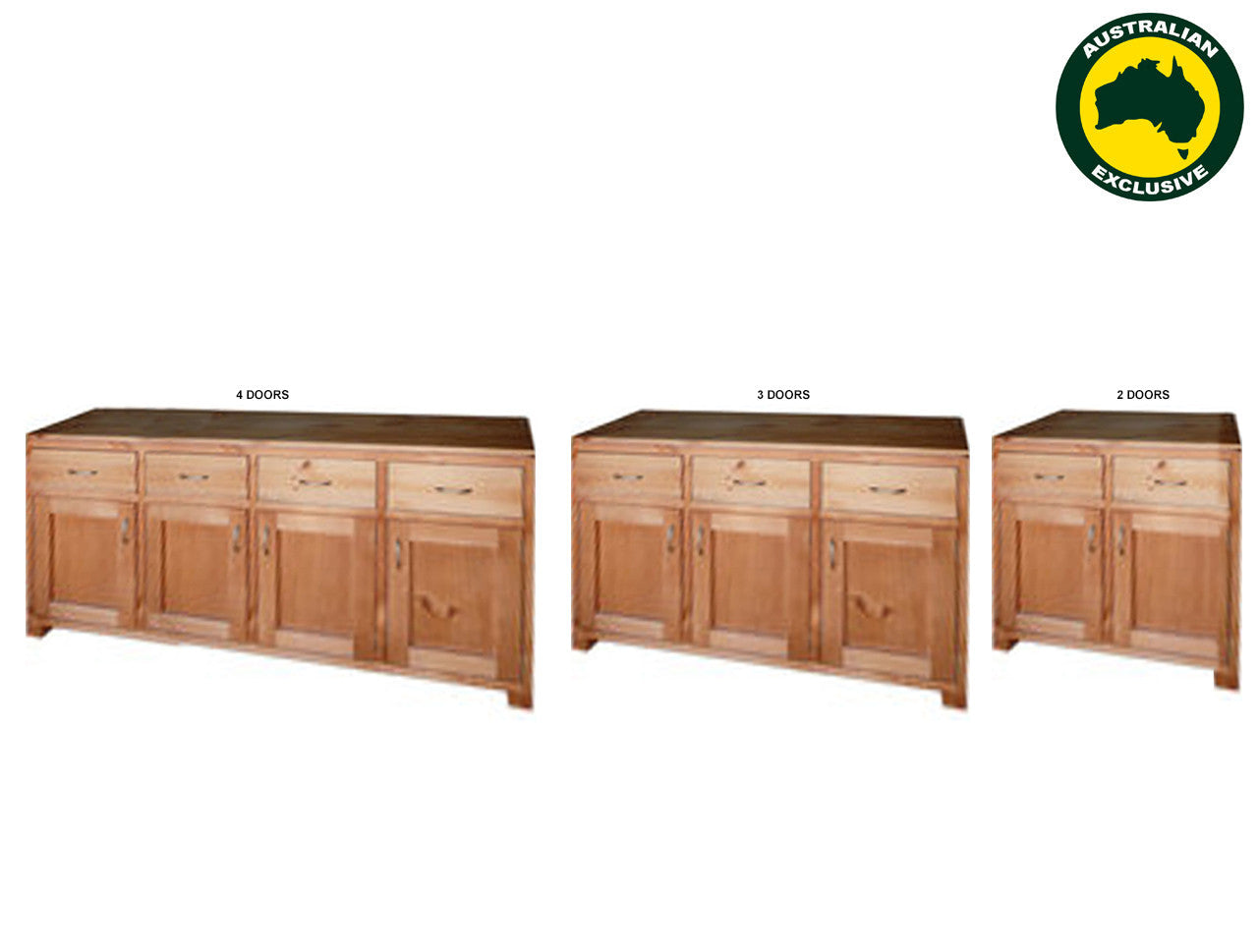 Venice (AUSSIE MADE) Buffet Collection - Assorted Stained Colours