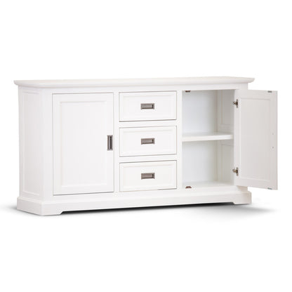 COASTAL BUFFET - 2 DOOR / 3 DRAWER - 1660(L) x 470(W) - BRUSHED