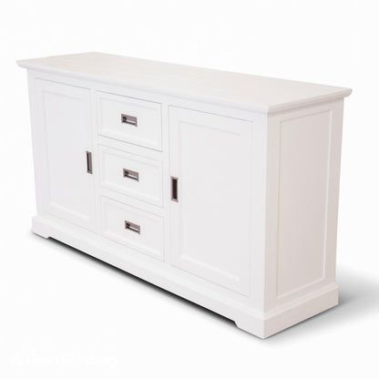 COASTAL BUFFET - 2 DOOR / 3 DRAWER - 1660(L) x 470(W) - BRUSHED