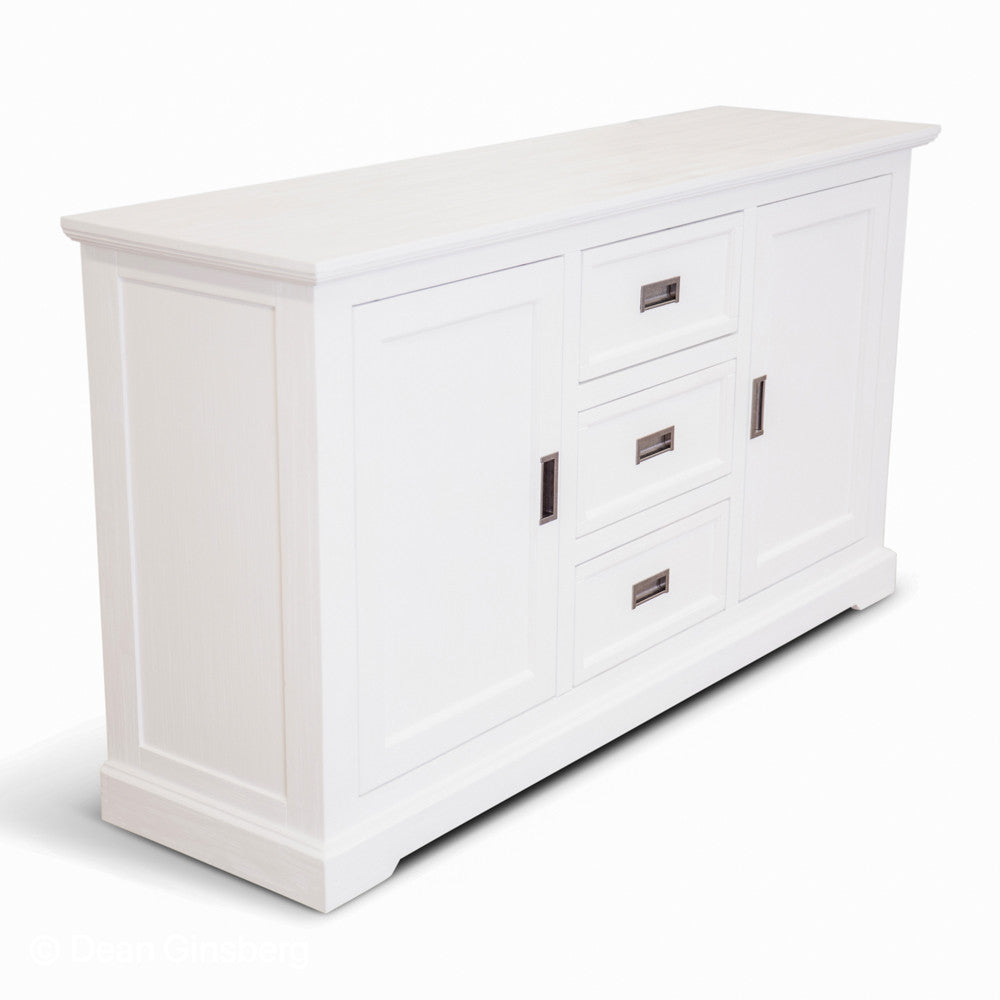 COASTAL BUFFET - 2 DOOR / 3 DRAWER - 1660(L) x 470(W) - BRUSHED