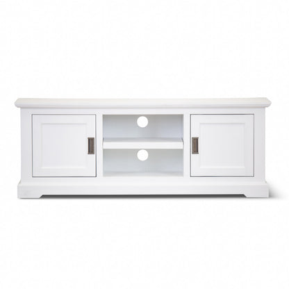 COASTAL TV UNIT - 2 DOOR / 2 NICHE - 1600(L) x 450(W) - BRUSHED