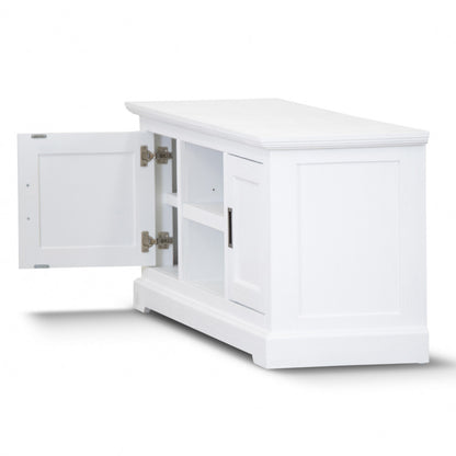 COASTAL TV UNIT - 2 DOOR / 2 NICHE - 1600(L) x 450(W) - BRUSHED