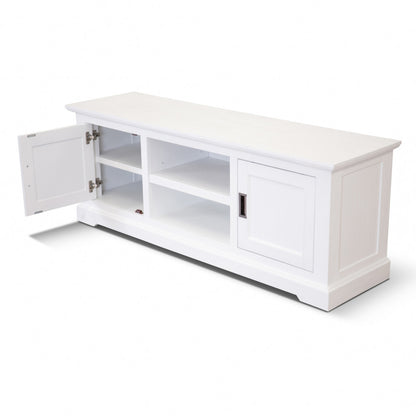 COASTAL TV UNIT - 2 DOOR / 2 NICHE - 1600(L) x 450(W) - BRUSHED