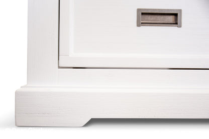 COASTAL COFFEE TABLE - 1 DRAWER / 1 NICHE - 1200(L) x 700(W) - BRUSHED