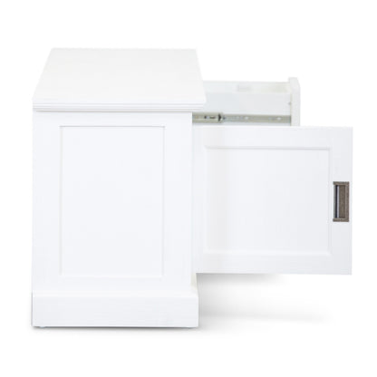 COASTAL TV UNIT - 2 DOOR / 2 DRAWERS / 2 NICHE - 2200(L) x 450(W) - BRUSHED