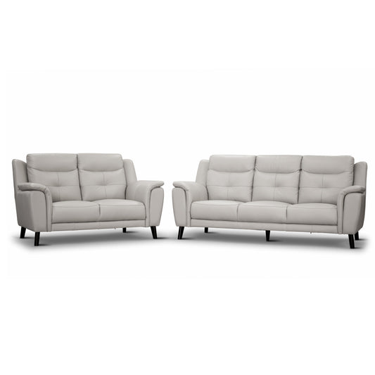 Georgia 2 Seater + 3 Seater Lounge Suite - Silver (PICTURED) Or Gunmetal