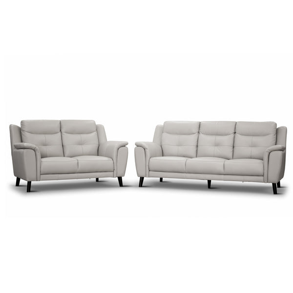 GEORGIA 2 SEATER + 3 SEATER LOUNGE SUITE  - SILVER (PICTURED) OR GUNMETAL
