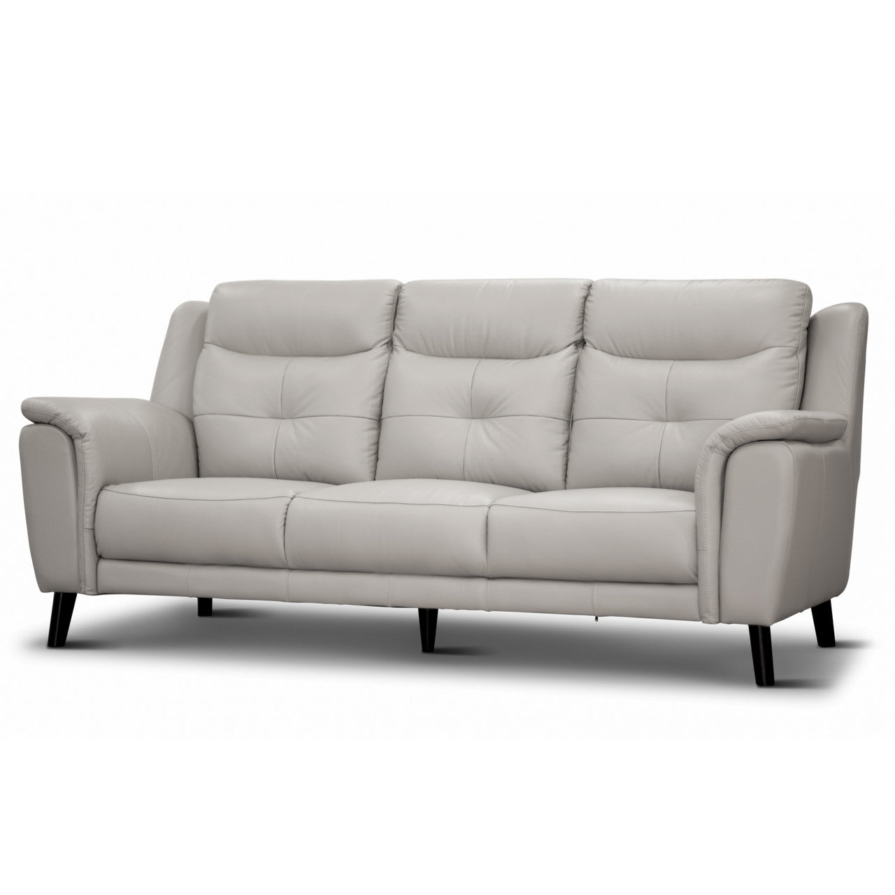 GEORGIA 3 SEATER SOFA  - SILVER