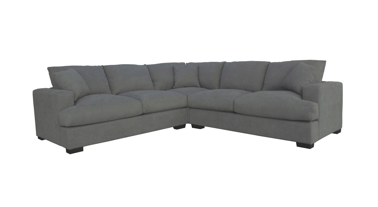 Hastings 2.5 Seater Corner Modular Suite - Dark Grey