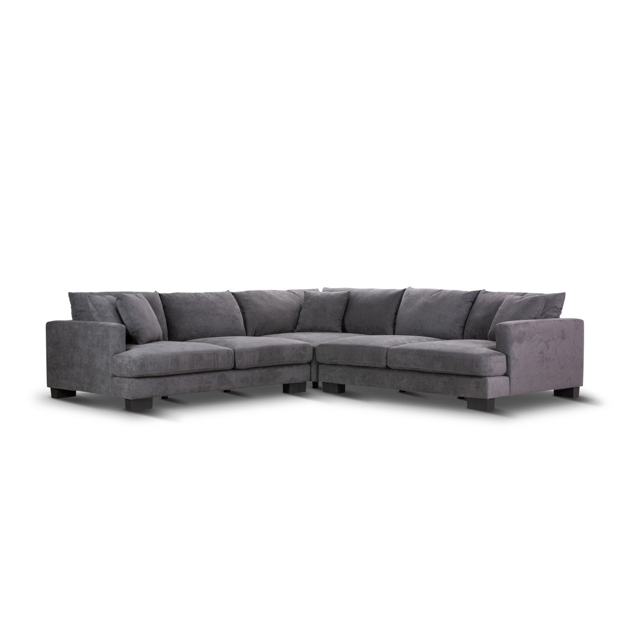Hastings 2.5 Seater Corner Modular Suite - Light Grey
