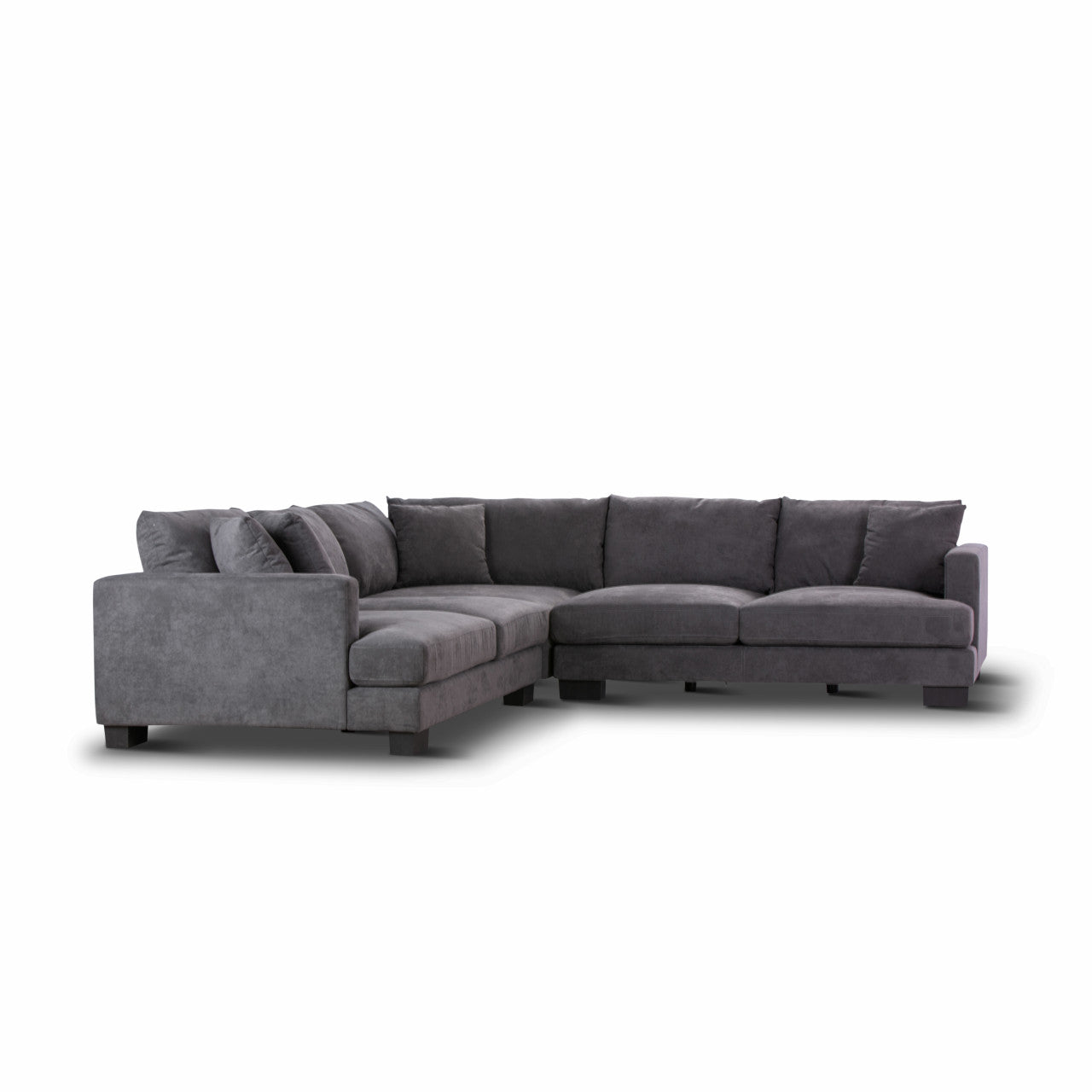HASTINGS 2.5 SEATER CORNER MODULAR SUITE - LIGHT GREY