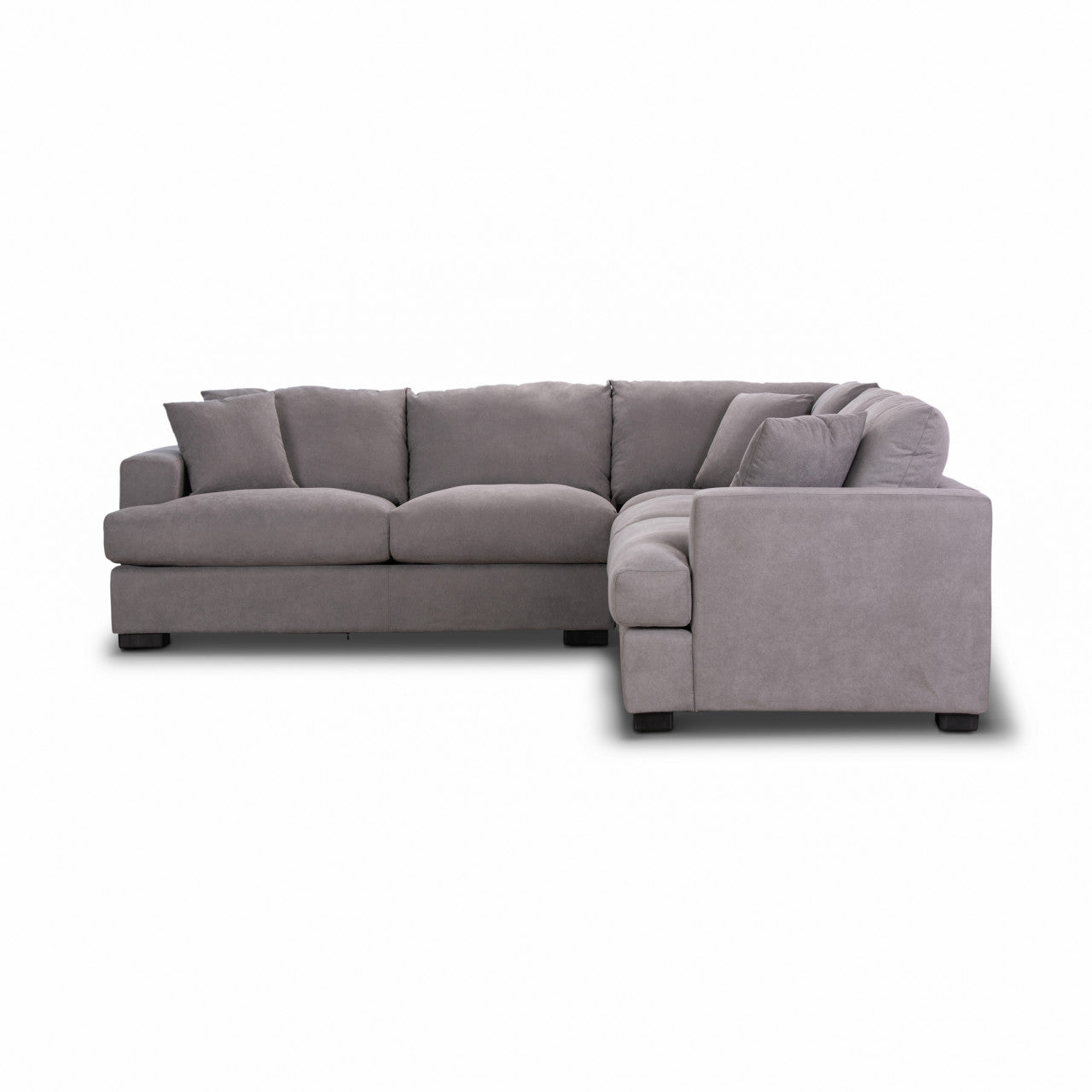 RYE 2.5 SEATER CORNER MODULAR LOUNGE SUITE - LIGHT GREY