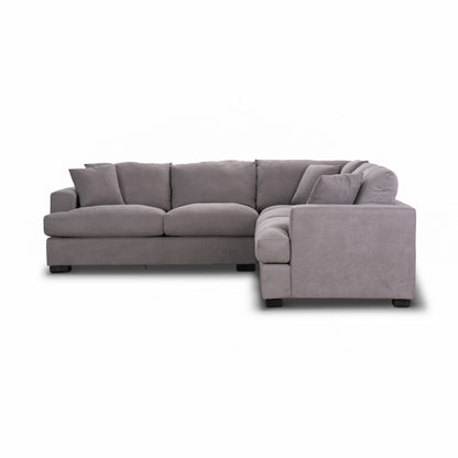 RYE 2.5 SEATER CORNER MODULAR LOUNGE SUITE - LIGHT GREY