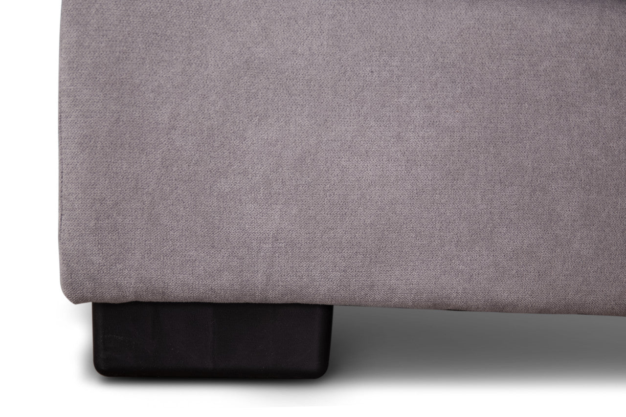 RYE 2.5 SEATER CORNER MODULAR LOUNGE SUITE - LIGHT GREY