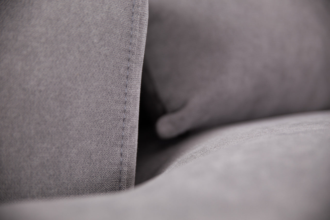 RYE 2.5 SEATER CORNER MODULAR LOUNGE SUITE - LIGHT GREY