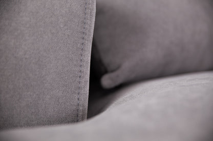 RYE 2.5 SEATER CORNER MODULAR LOUNGE SUITE - LIGHT GREY