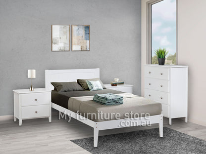 KING SINGLE ARIANNE (AUSSIE MADE) BED - ASSORTED COLOURS
