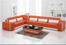 CHANCY (G8019B)  3 SEATER + 2 SEATER + 1 SEATER  LOUNGE + COFFEE TABLE  - CHOICE OF LEATHER AND ASSORTED COLOURS AVAILABLE