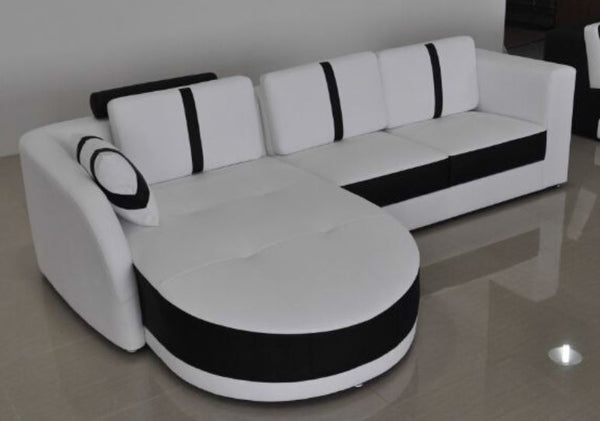 DINAN (A1122B) CHAISE SUITE - CHOICE OF LEATHER AND ASSORTED COLOURS AVAILABLE