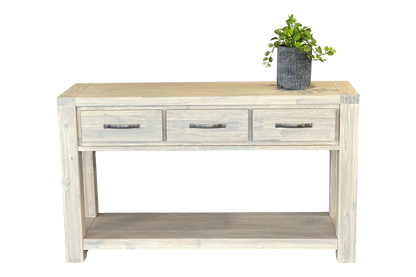 VALERIE CONSOLE TABLE - 760(H) x 1300(W) - WHITEWASH