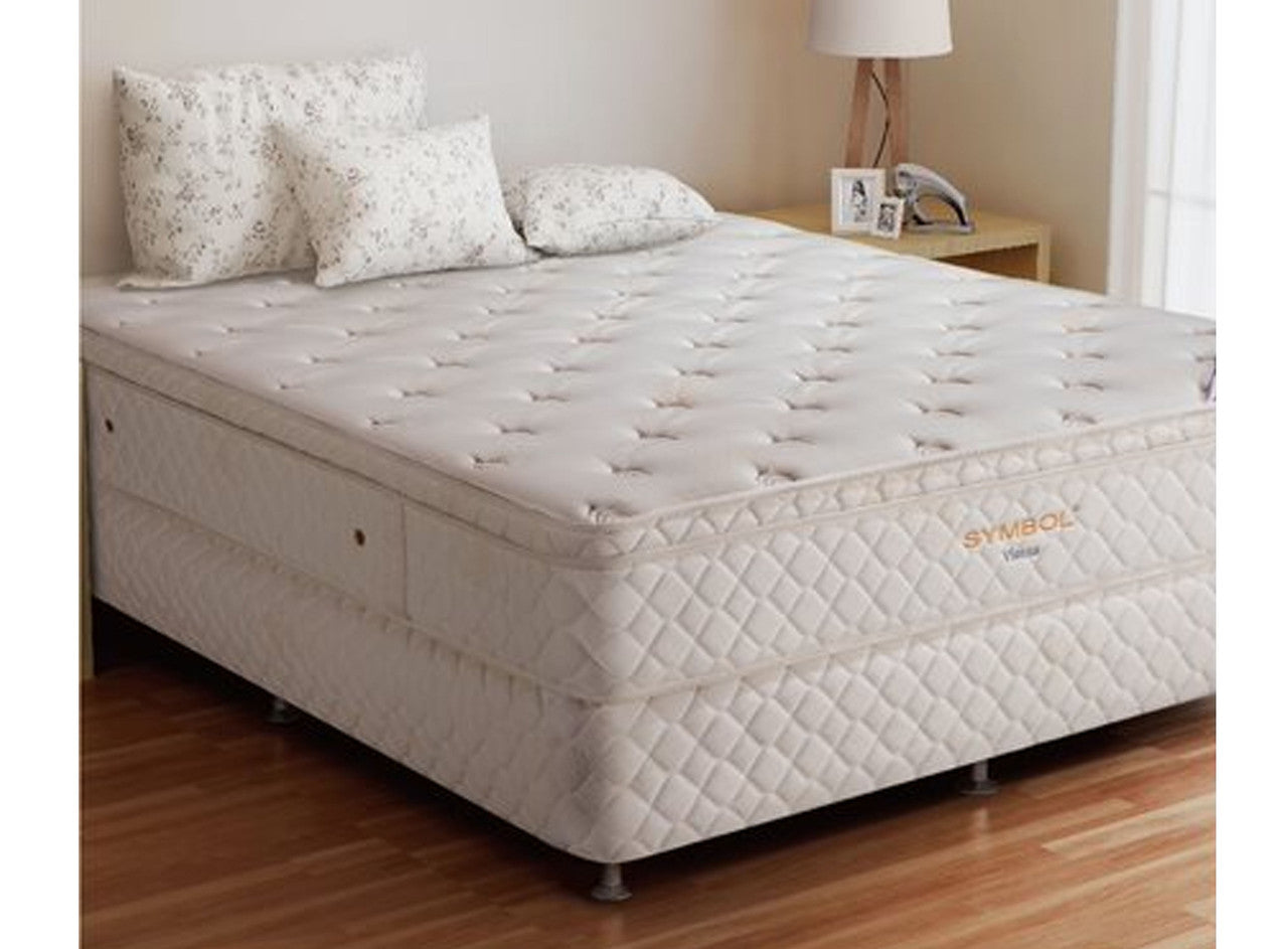 Queen Vienna Pocket Spring Ensemble (BASE & MATTRESS) With Latex - Extra Firm