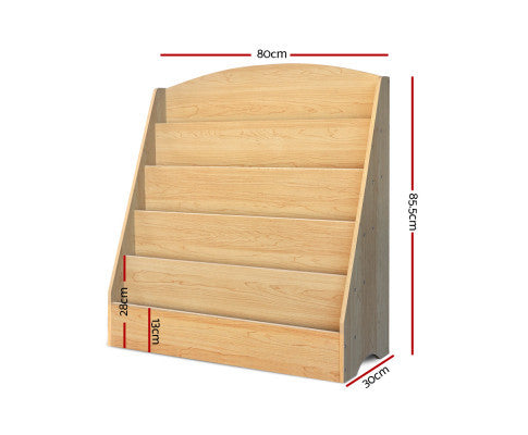 KIANNA 5 TIERS KIDS BOOKSHELF - WOODEN
