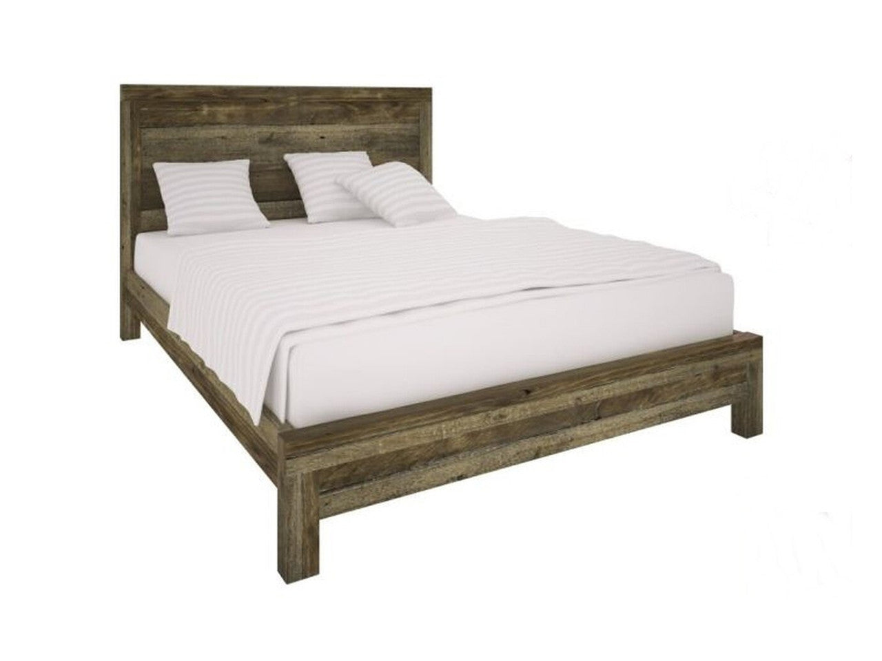Queen Wharf Bed (VWF-001) - Natural