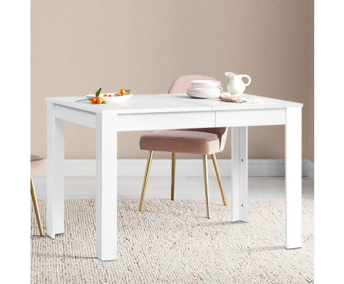 Jeans Wooden Dining Table 1200(W) - White