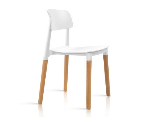JANISON (SET OF 4) DINING CHAIR - WHITE