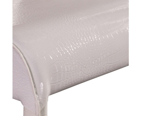 REINER (SET OF 2) LEATHERETTE DINING CHAIR - WHITE