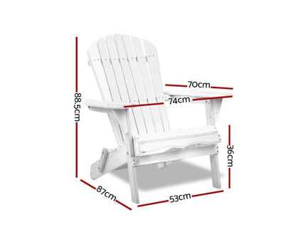 FAUNA (SET OF 2) OUTDOOR LOUNGE CHAIR - WHITE