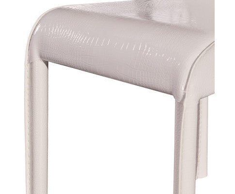 REINER (SET OF 2) LEATHERETTE DINING CHAIR - WHITE