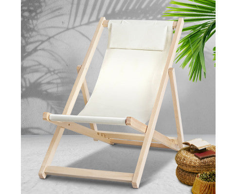 Nain Outdoor Foldable Beach Sling Chair - As Pictured