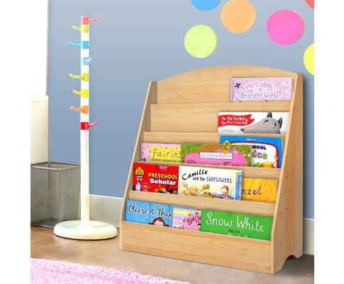 KIANNA 5 TIERS KIDS BOOKSHELF - WOODEN