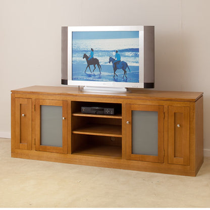 TASSIE OAK (STRAIGHT BASE) LOWLINE TV UNIT - 700(H) X 2000(W)